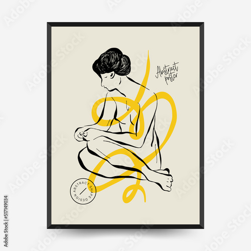 Antique statues vertical posters template. Modern card, wall art.