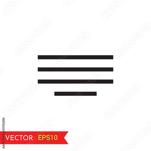 Left Alignment Round transparent background icon animation