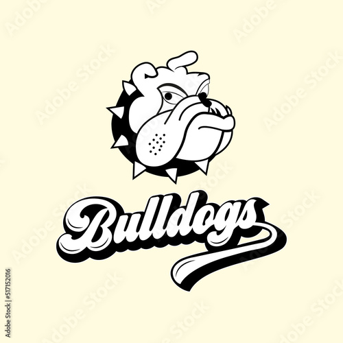 Bulldog Head Design 