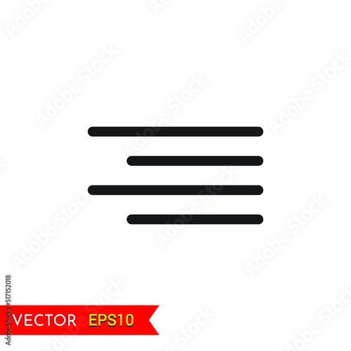 Center Alignment transparent background icon animation
