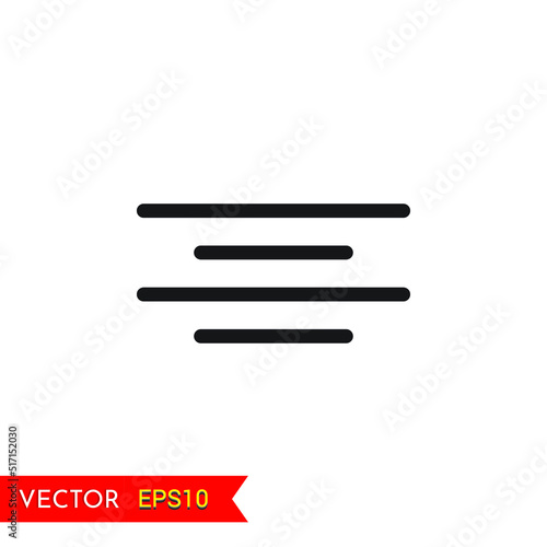 Justify  Alignment transparent background icon animation