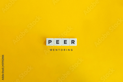 Obraz na plátně Peer Mentoring Banner