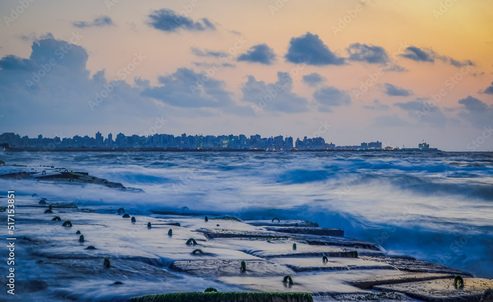 Naklejka premium panorama of the sea