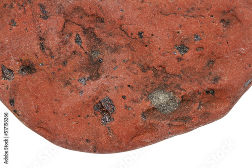 Part of a red stone
