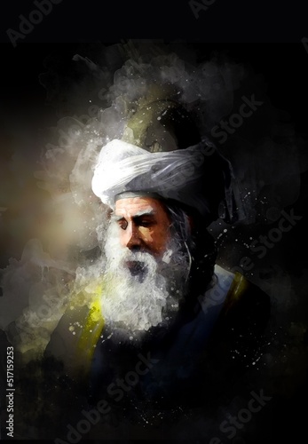 Mevlana Celaleddin-i Rumi who is 13th century Muslim poet, jurist, scholar, theologian and Sufi