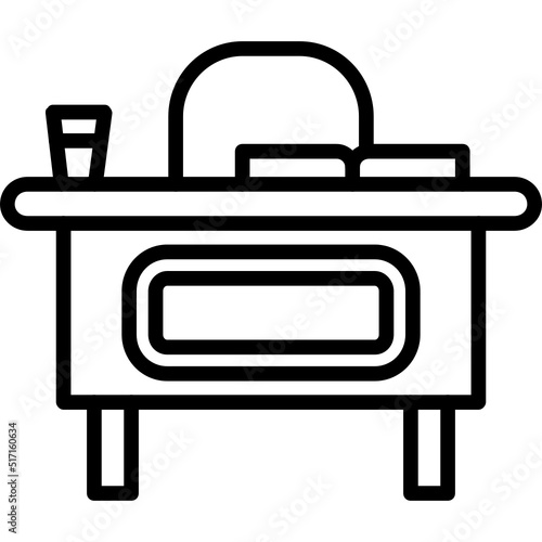 Teacher Desk Icon