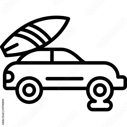 Puncture Car Icon