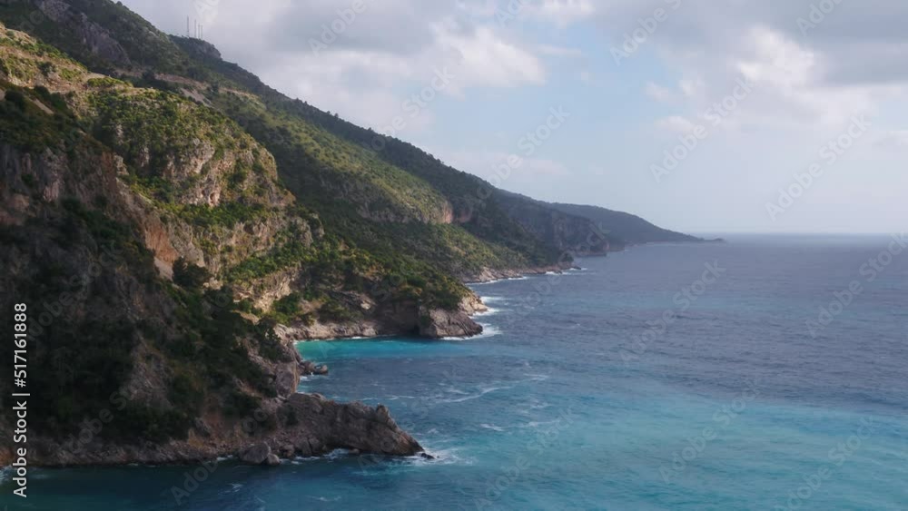 view of the coast of the region sea view of the coast of the region sea
