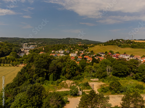 Klein Kinitz in Brünn von oben im Sommer