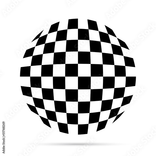 Vector abstract sphere