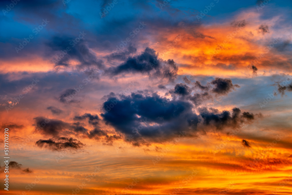 Clouds Colorful Sunset Surreal Fantasy Sky Cloudscape