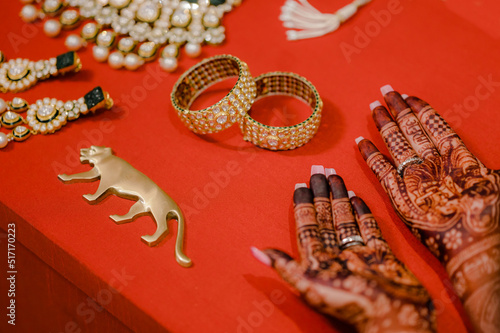 rings on a table photo