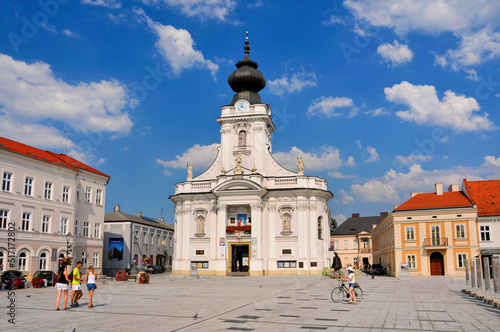 Minor Basilica of the Presentation of the Blessed Virgin Mary. Wadowice, Lesser Poland Voivodeship, Poland. photo