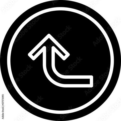 Turn Up Arrow Icon