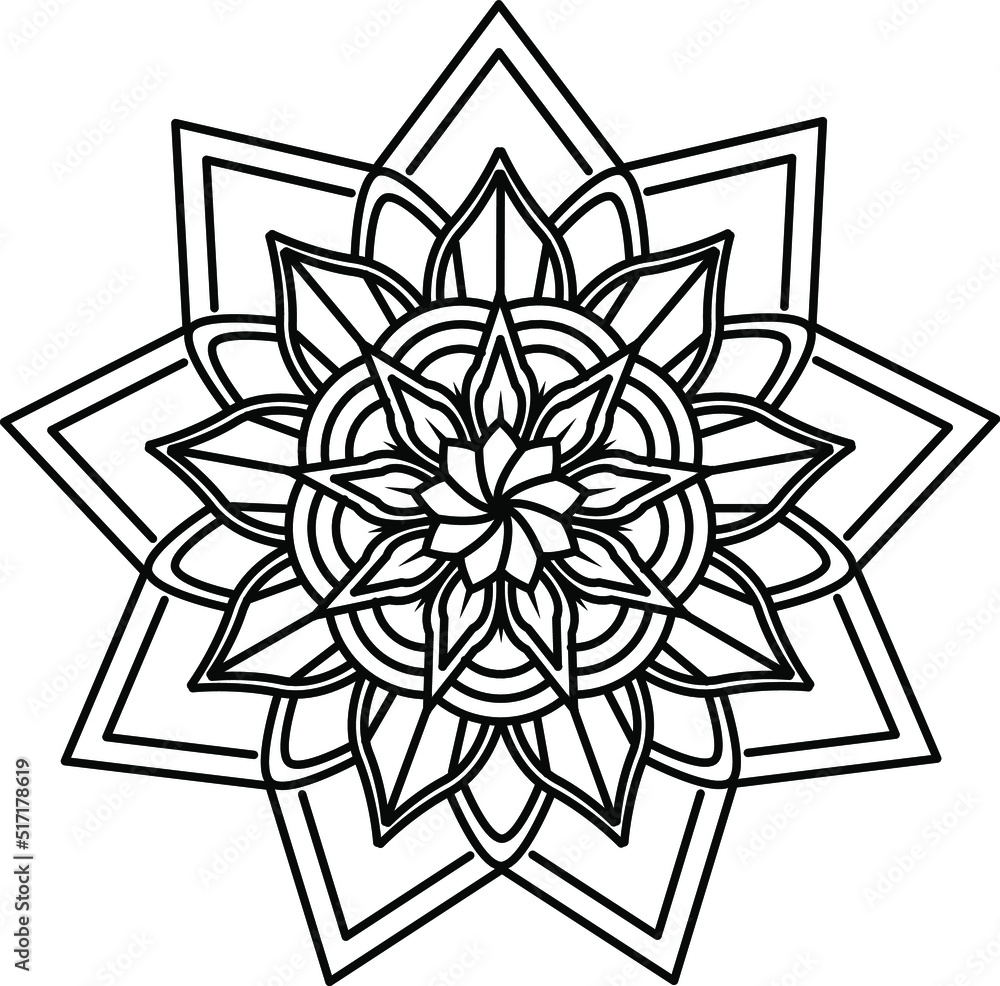 black and white ornament black and white ornament