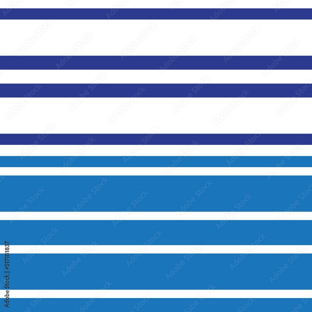 Fototapeta premium Blue Double Striped seamless pattern design