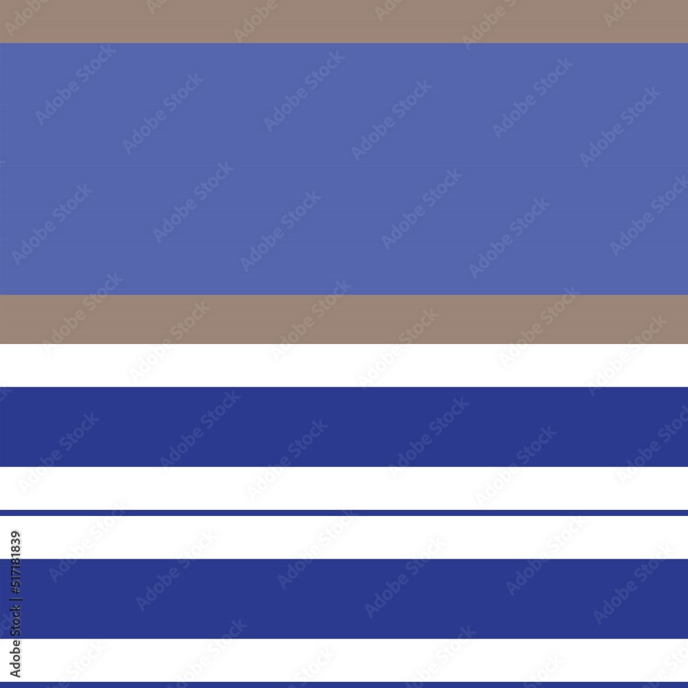 Fototapeta premium Blue Double Striped seamless pattern design