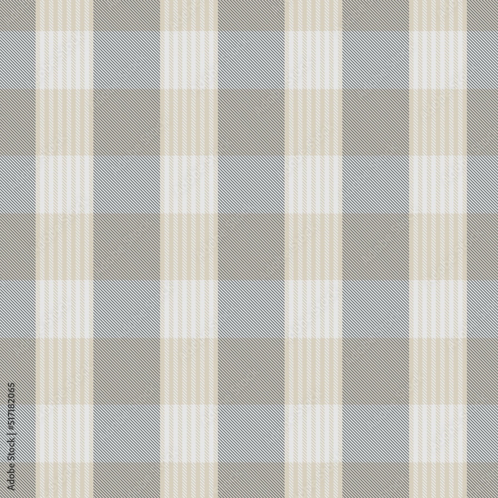 Obraz premium Grey Asymmetric Plaid textured Seamless Pattern