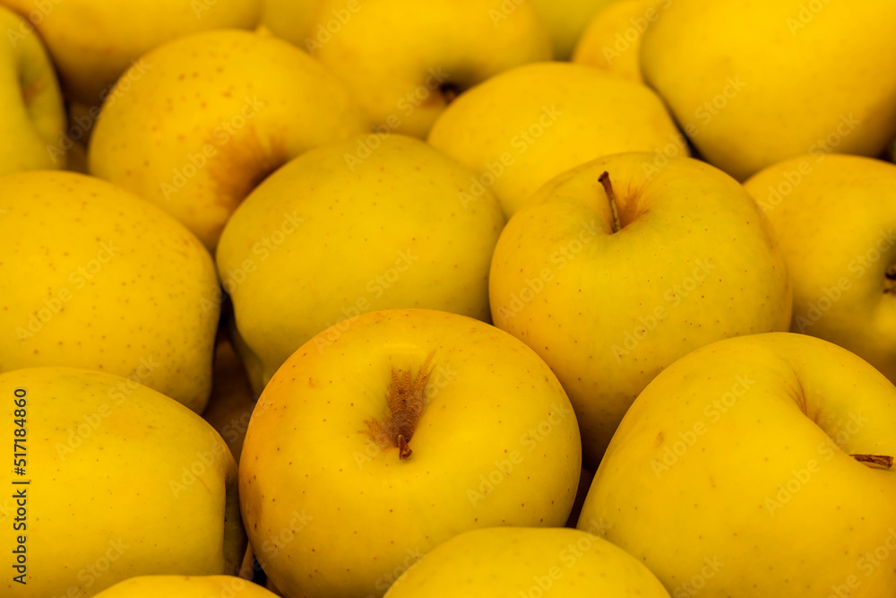 Close-up of yellow apples