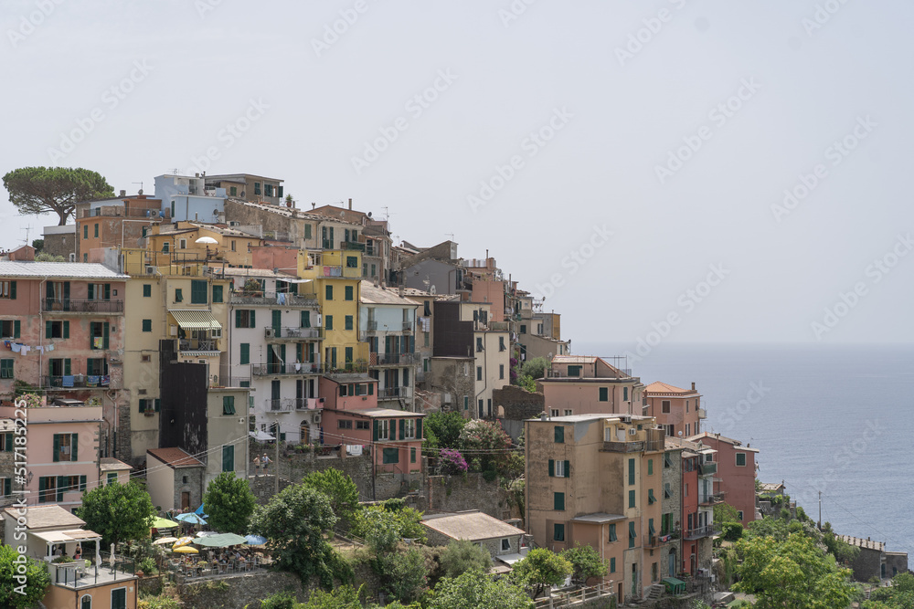 Cinque Terre are five beautiful villages at the coast of Italy.