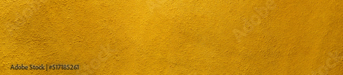 Background of yellow natural leather texture. Panoramic banner