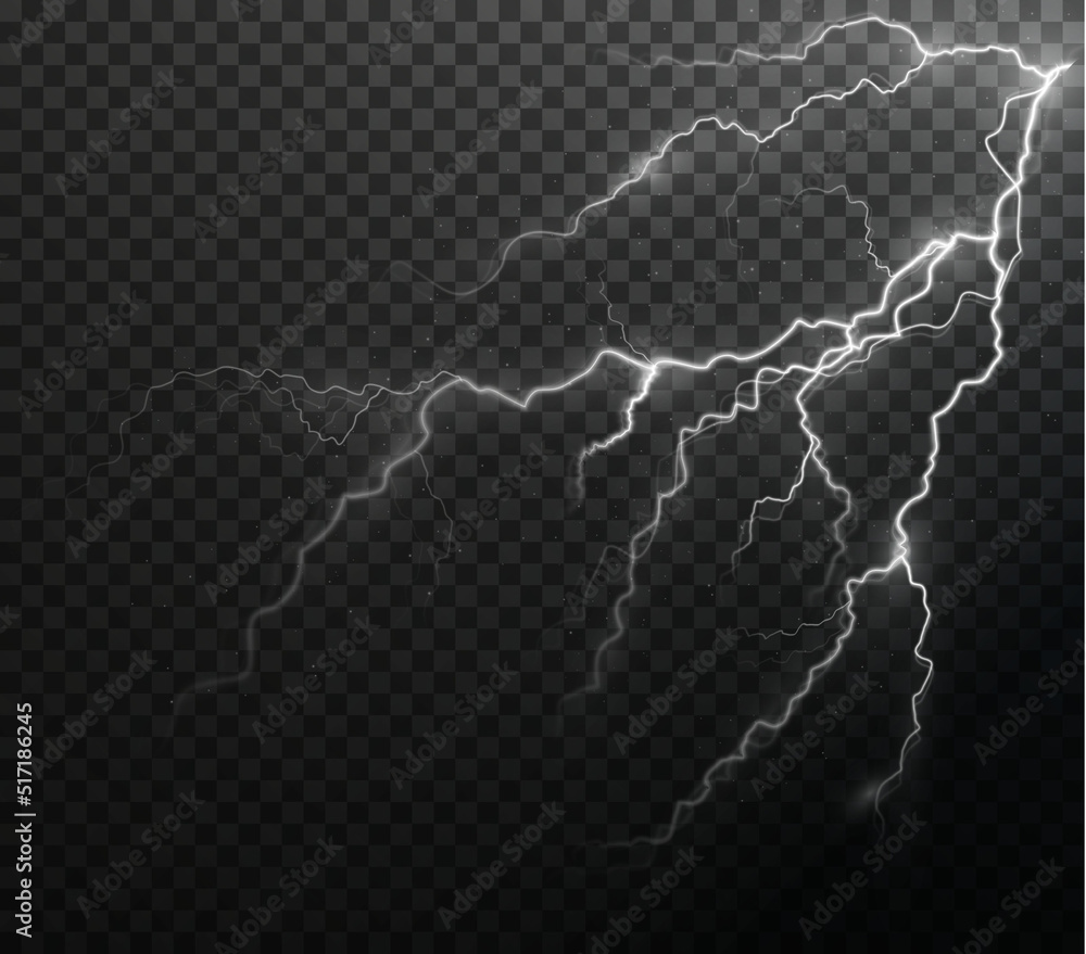 Light white isolated vector lightning png. Magic light abstract lines. Realistic natural lightning effects.
Light white isolated vector lightning png. Magic light abstract lines. Realistic natural lightning effects.