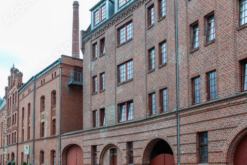 Altes Industriegebäude aus Backstein umgewandelt in ein Hotel