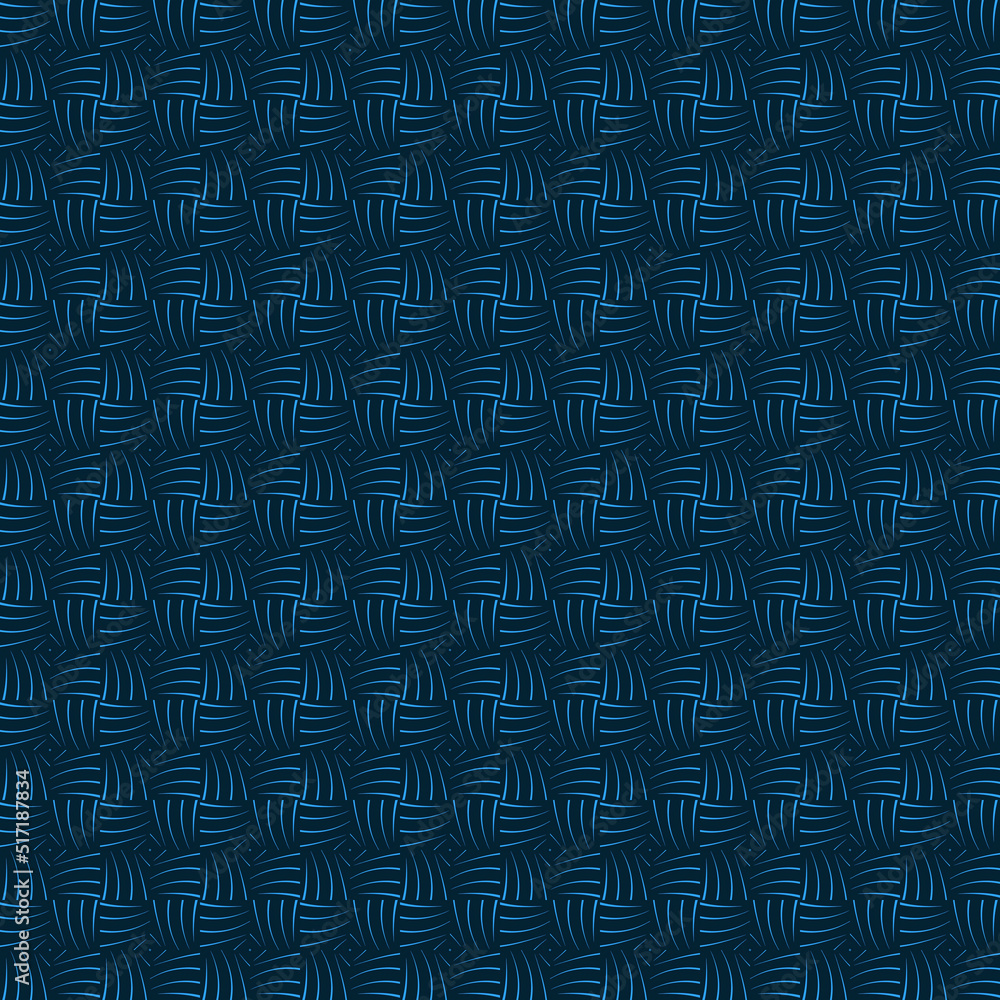 Dark blue seamless pattern. Art deco style.Dark blue seamless pattern. Art deco style.