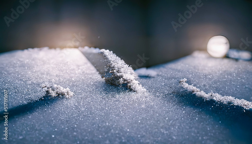 Winter snow background. Shi...