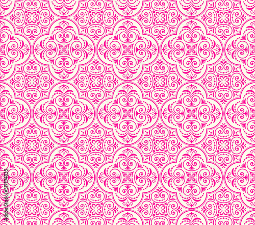 Pink Deco Pattern 0104 PNG 
