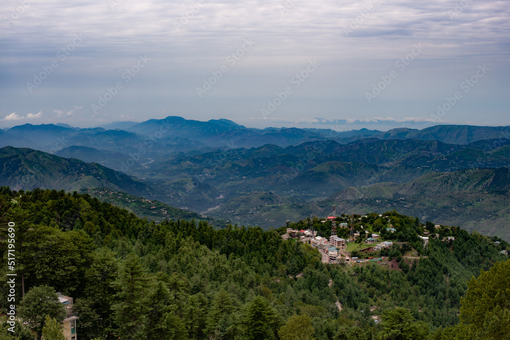 landscape with clouds