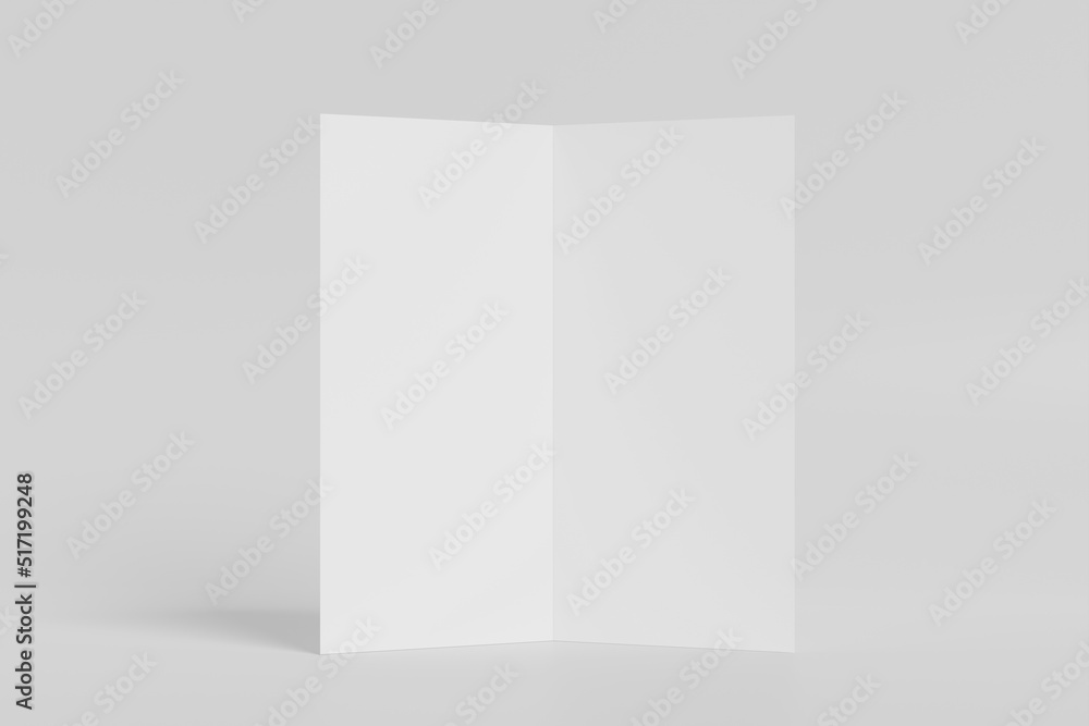 Blank DL Bi-Fold Mockup Blank DL Bi-Fold Mockup