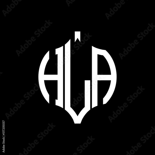 HLA letter logo. HLA best black background vector image. HLA Monogram logo design for entrepreneur and business.
