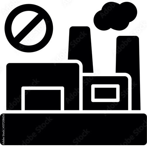 No Fossil Fuels Icon