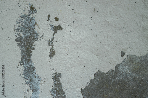 Old wall with cement surface crack. Wall color paint surface  crack. Old cement wall abstract background.