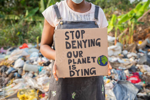 Close-up of a sign with written: 