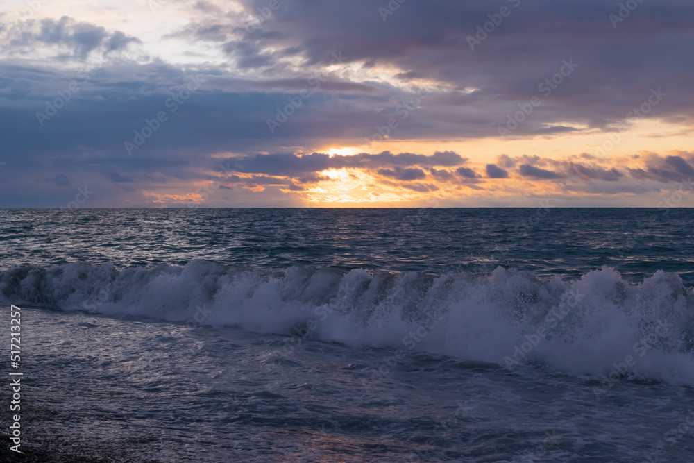 Obraz premium sunset over the sea