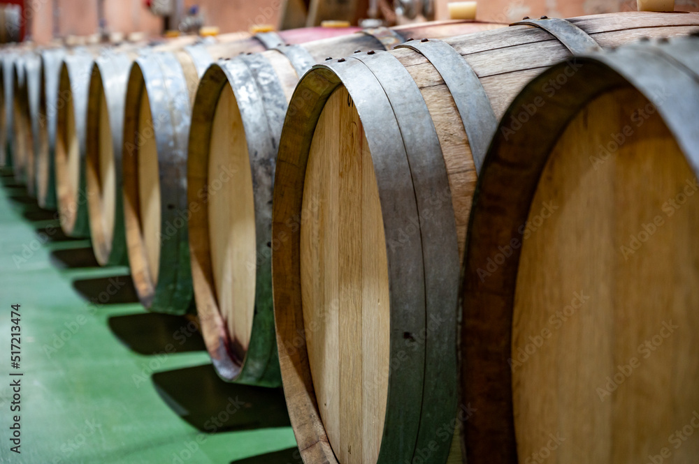 Making wine on traditional bodega in south part of La Palma volcanic island, Canary islands, Spain