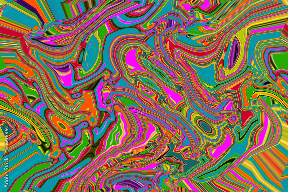 Obraz premium Abstract and contemporary digital art design