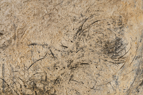 Cement on plastic texture