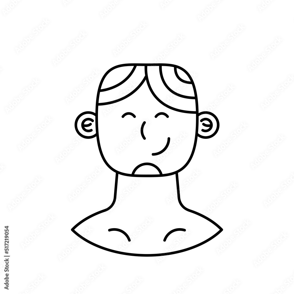 blond man avatar character blond man avatar character