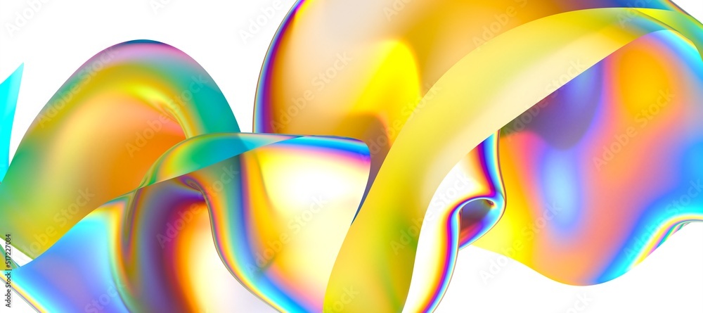 3D render abstract background. Colorful twisted shapes in motion. Computer generated digital art for poster, flyer, banner 3D render abstract background. Colorful twisted shapes in motion. Computer generated digital art for poster, flyer, banner
