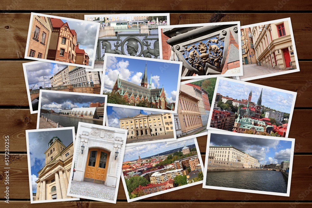 Gothenburg city photo collage