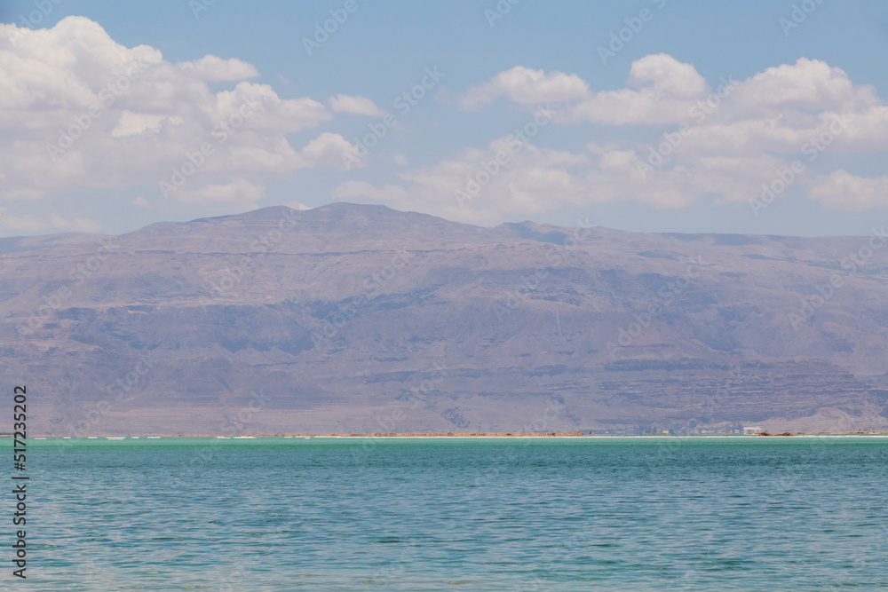 sight of Dead sea at summer day