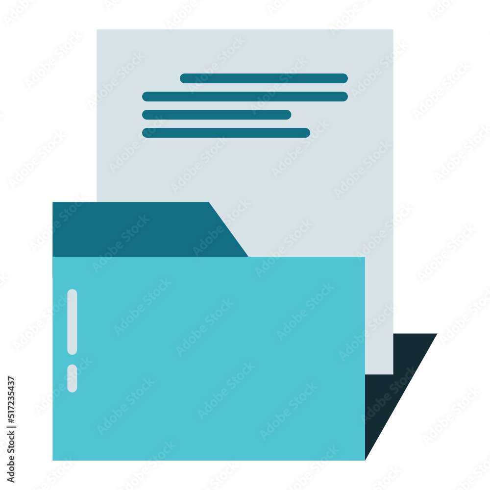 folder and document icons on transparent background folder and document icons on transparent background