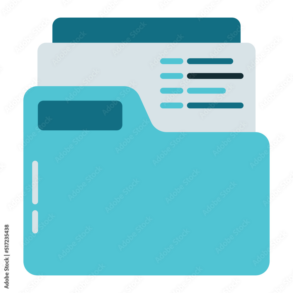 folder and document icons on transparent background folder and document icons on transparent background