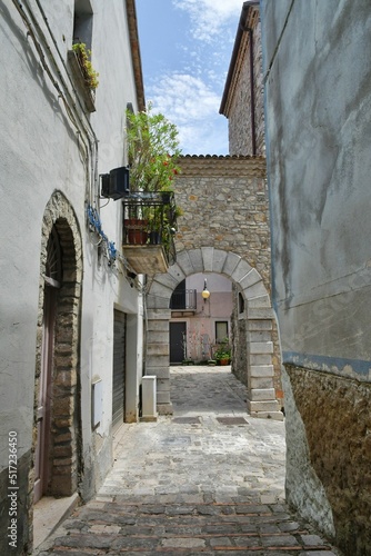 The Italian village in the province of Matera. photo