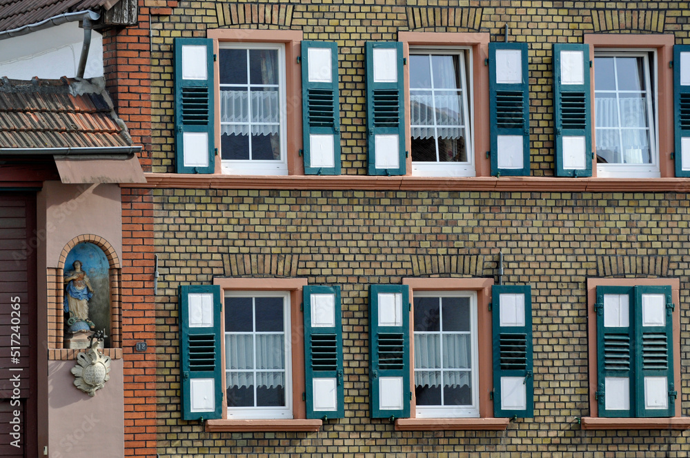 Naklejka premium hausfassade in worms-herrnsheim