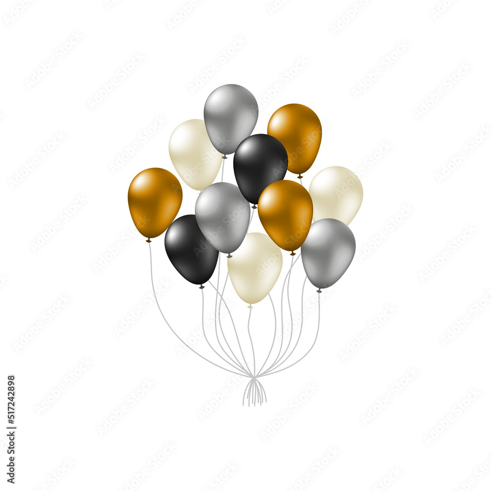 Bunch of helium balloons. Bunch of helium balloons.