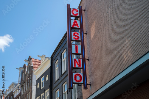 Billboard Casino At Amsterdam The Netherlands 11-6-2022 photo